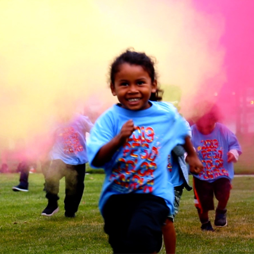 Child running