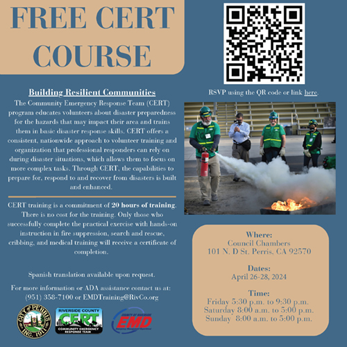 CERT Training 2024 news